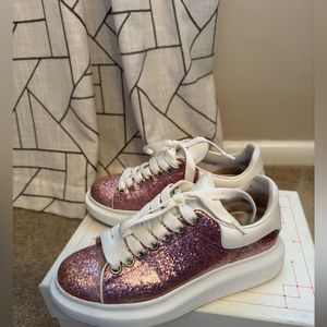 Alexander McQueen oversized sneakers.